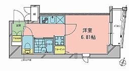 東京メトロ南北線 東大前駅 徒歩1分の賃貸マンション 3階1Kの間取り