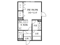 東京メトロ銀座線 表参道駅 徒歩11分の賃貸アパート 1階1Kの間取り