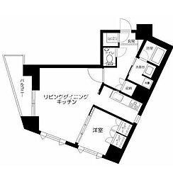 都営三田線 白山駅 徒歩2分の賃貸マンション 5階1LDKの間取り
