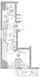 東京メトロ千代田線 根津駅 徒歩2分の賃貸マンション 8階1Kの間取り