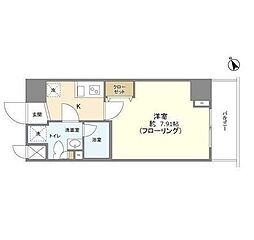 JR山手線 上野駅 徒歩7分の賃貸マンション 8階1Kの間取り