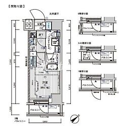 都営浅草線 戸越駅 徒歩10分の賃貸マンション 1階1Kの間取り