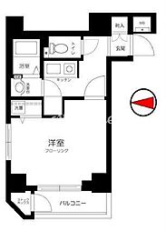 メゾン・ド・ヴィレ神田神保町 1Kの間取図画像