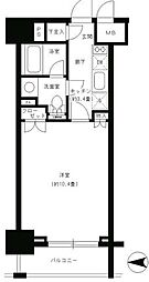 パークキューブ神田 1Kの間取図画像