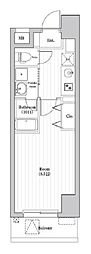 アーバンパーク三ノ輪2 1Kの間取図画像