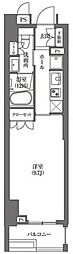 ハマチョウホテル&アパートメント 1Kの間取図画像