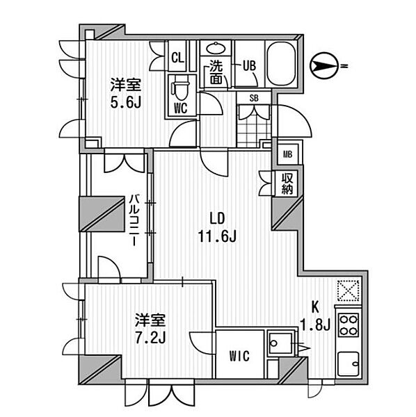 東京都江東区木場６丁目(賃貸マンション2LDK・3階・62.30㎡)の写真 その2