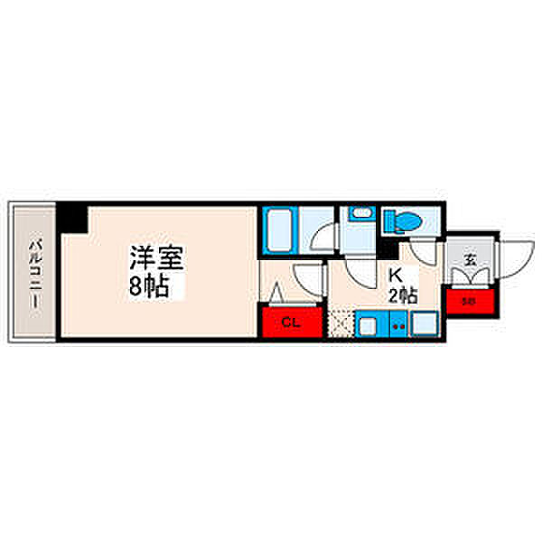 東京都台東区三ノ輪１丁目(賃貸マンション1K・12階・25.46㎡)の写真 その2