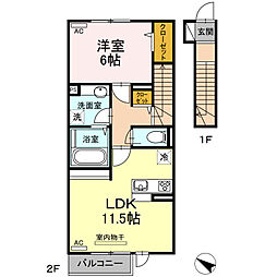 間取図画像 1LDK