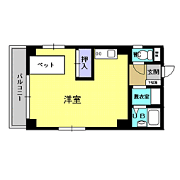 間取図画像 ワンルーム