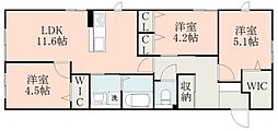 間取図画像 3LDK