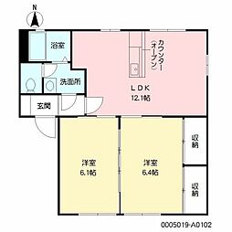 JR鹿児島本線 広木駅 大峰団地住宅前バス停下車 徒歩36分 1階/-