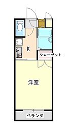 間取図画像 1K