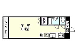 ヴィラージュ225 ワンルームの間取図画像