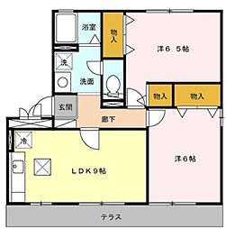 バス 山田下下車 徒歩2分 1階/-
