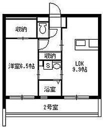CONSOLATA.M 1LDKの間取図画像