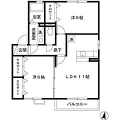 物件の間取り