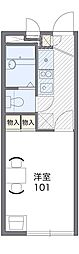 レオパレスプチ・ジャルダン 1Kの間取図画像