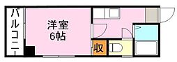 レガーロ中央駅 1Kの間取図画像