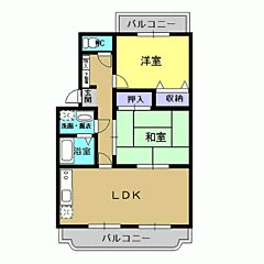 物件の間取り