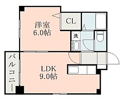 アルゴ21 1LDKの間取図画像
