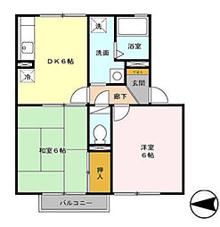 バス 学校前(吉田南中)下車 徒歩6分