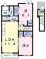 JR日豊本線 姶良駅 バス15分 森山上下車 徒歩3分 2階/-