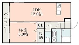 間取図画像 1LDK