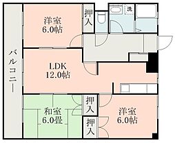 間取図画像 3LDK