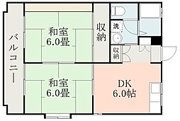 間取図画像 2DK