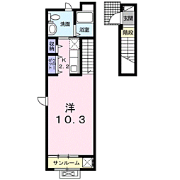 鹿児島市電1系統 上塩屋駅 3.5km