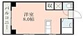 オークビラ上之園4階4.6万円