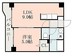 グランシャリオ武 1LDKの間取図画像