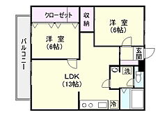 物件の間取り
