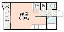 エスペランサ城西 ワンルームの間取図画像