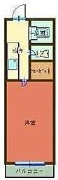 ツールド新照院 1Kの間取図画像