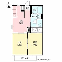 バス 仲町下車 徒歩5分 2階/-