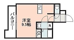 S-RESIDENCE加治屋町achieve ワンルームの間取図画像