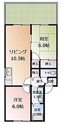 アビテ・フォーレ 2LDKの間取図画像