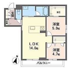 物件の間取り