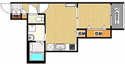 SMILEAX郡元 2Kの間取図画像