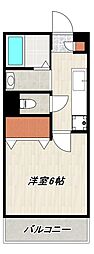 ProceedShinei 1Kの間取図画像
