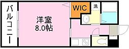 LEADINAIS鹿大前 1Kの間取図画像