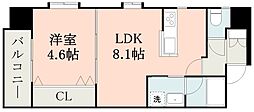 サムティ東谷山 1LDKの間取図画像