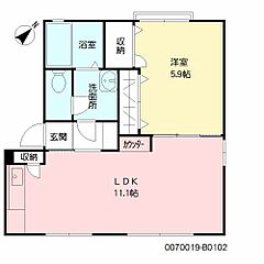 物件の間取り