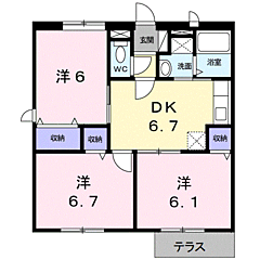 物件の間取り