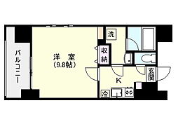 hills高麗本通り 1Kの間取図画像