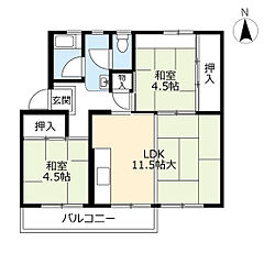 物件の間取り