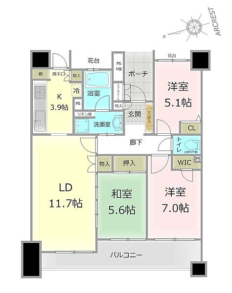 間取り：311002345825