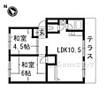 御殿山コーポA棟4階5.2万円